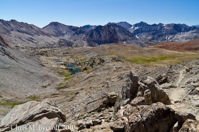 South of Pinchot Pass, the upper basin