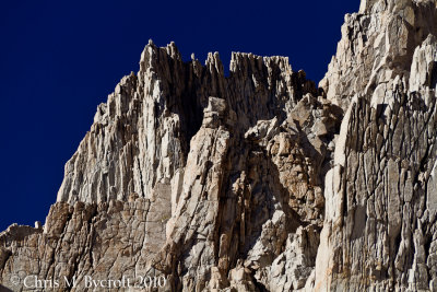 Western faces of Mt Whitney