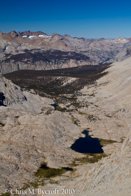 Guitar Lake and Kaweah Mountains