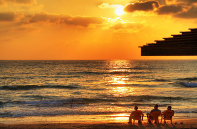 Haifa Beach Evening