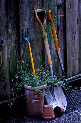 les outils de jardinage