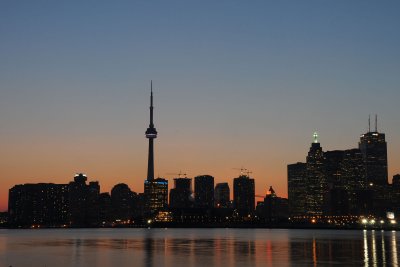 Toronto at sunset