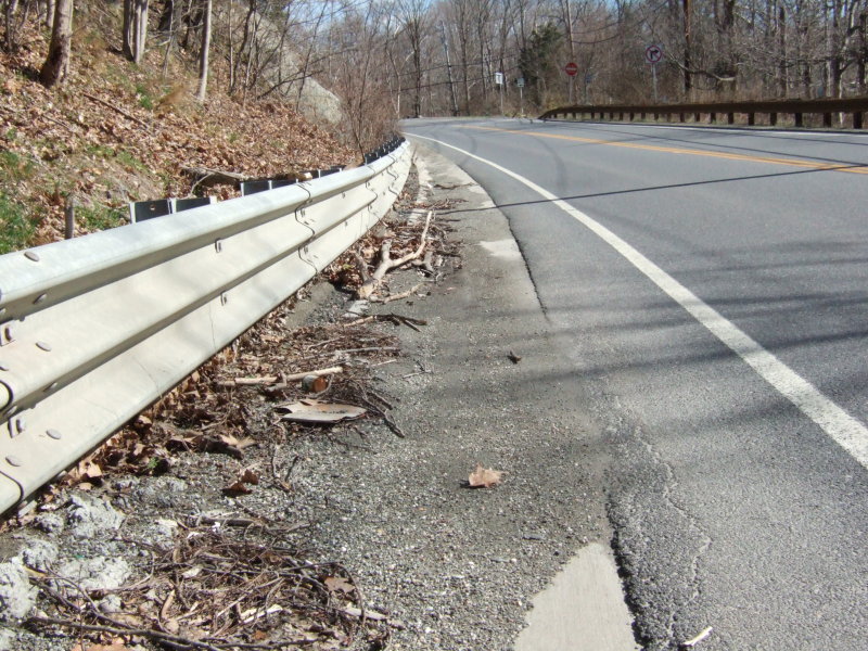 Long Ridge Road Drainage Debris