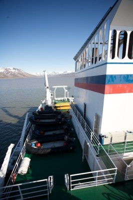 Upper Deck and Zodiacs
