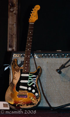 Custom SRV 1 Replica Guitar, built by Tim Davis