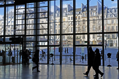 Centre Pompidou - Hall d'entre