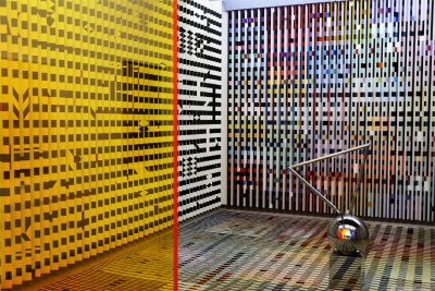 Agam -  Amnagement de l'antichambre des appartements privs du Palais de l'Elyse pour le prsident Georges Pompidou, 1972-1974