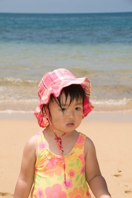 Mei Mei on Beach