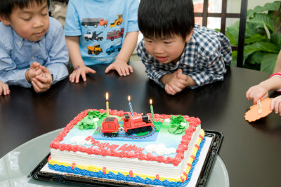 Nano and Birthday Cake