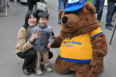 Posing With Bear