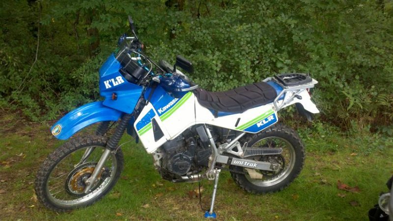 Nice old colour scheme of the KLR 650