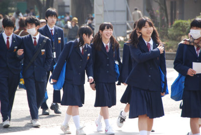 School girls, Ueno Park, Tokyo