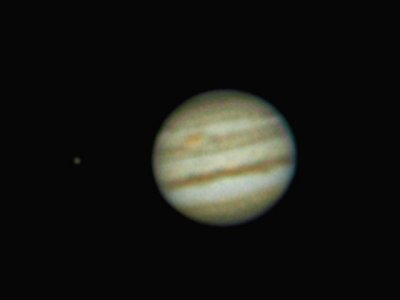 Jupiter and Io, March 8, 2004