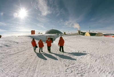 South Pole geodesic dome