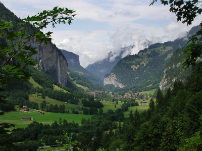Lauterbrunnen, Switzerland, valley view