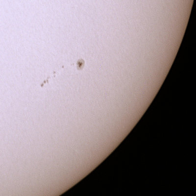 Sunspots, July 7, 2009