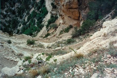 South Kaibab Trail near the Rim