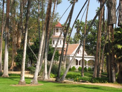 Queen Anne Cottage at Los Angeles Arboretum
