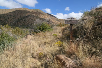 Ballantine Trail passes by  Cline Cabin Site