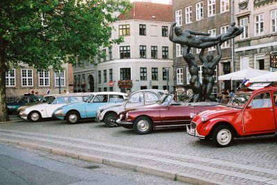 French cars of the danish association of classic cars (it was the 14th of July, national french holiday)