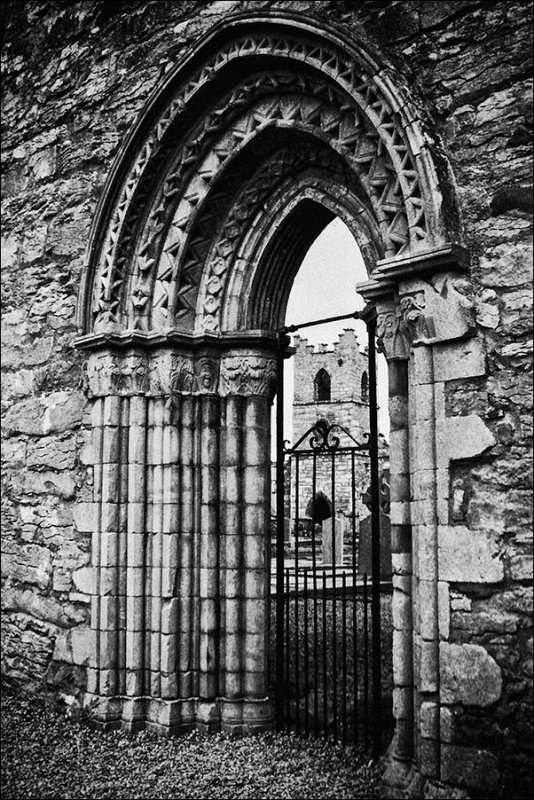door and tower bw.jpg