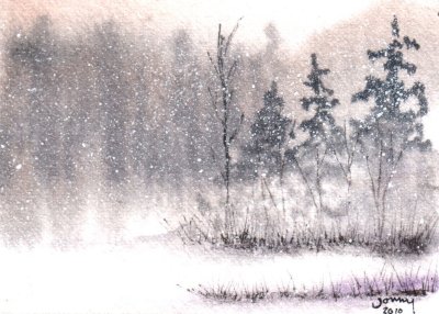 December Snow II 12-10