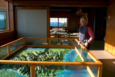 Barbara at Hurricane Ridge Visitor Center