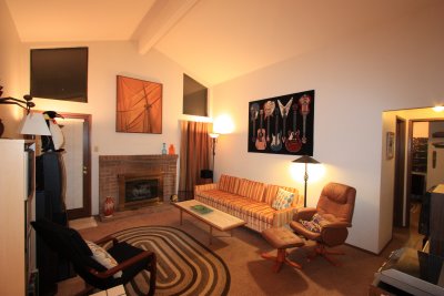 from dining in to living room.