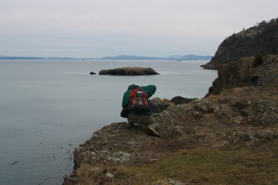 Daryl looking down 100+ feet