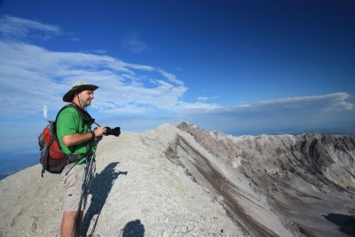 Daryl enjoying the view