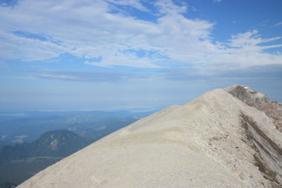 That in the upper right hand is the real summit