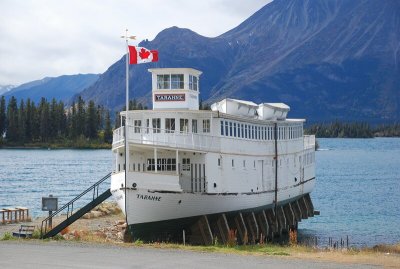 The Tarahne used to be an operating ship on Atlin Lake