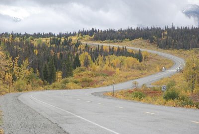 Haines Highway at the Yukon-British Columbia border