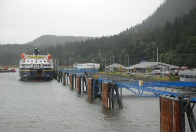Auke ferry depot near Juneau