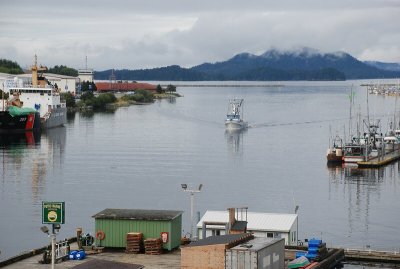 Sitka is on the west side of Baranof Island, one of the largest islands in the Alaska panhandle