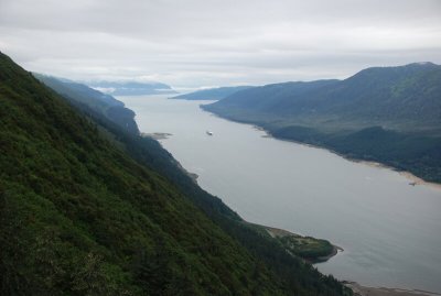 Gastineau Channel from Mt. Roberts