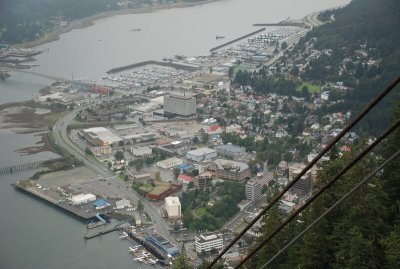 Juneau from top of Mt. Roberts tram