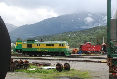 White Pass & Yukon Railroad railyard, Skagway