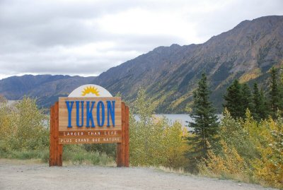 The Klondike Highway enters Yukon about 50 miles northeast of Skagway