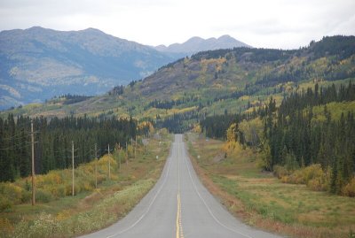 Alaska Highway near Marsh Lake
