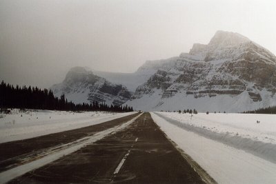 IcefieldsParkway north of Lake Louise