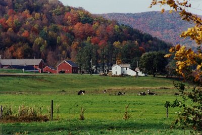 Along Highway 30 in western Vermont