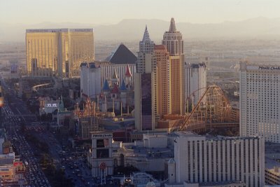 The west side of the Strip includes Mandalay Bay, New York New York and the Monte Carlo