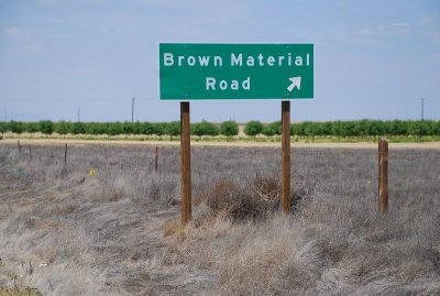 Brown Material Road