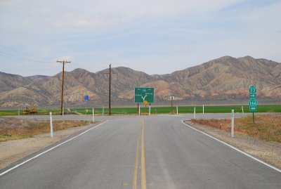 Junction of Hwy 33 & Hwy 166, about five miles east of Cuyama Valley