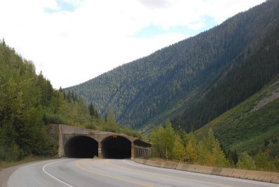 Tunnels near Rogers Pass