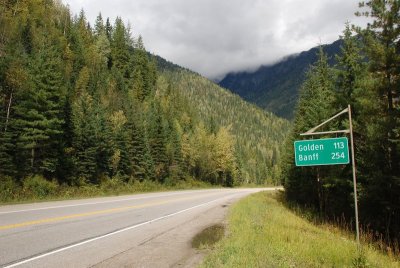 Trans-Canada Highway west of Rogers Pass