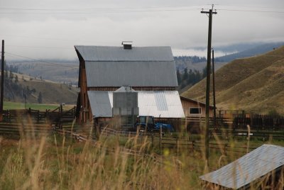 Along British Columbia Highway 5A between Merritt and Kamloops