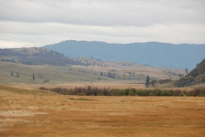 Along British Columbia Highway 5A between Merritt and Kamloops