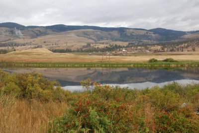 Along British Columbia Highway 5A between Merritt and Kamloops